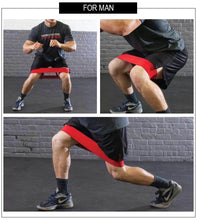 Load image into Gallery viewer, Fabric Resistance Bands Set - Booty Hip Bands for Legs, Shoulders and Arms Exercises - Circle Bands for Women and Men