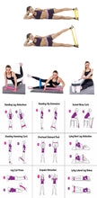 Load image into Gallery viewer, Resistance Bands Set Elastic Band For Fitness Rubber Bands Yoga Exercise