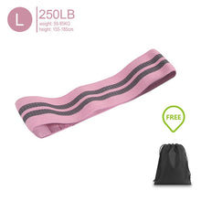 Load image into Gallery viewer, Fabric Resistance Bands Set - Booty Hip Bands for Legs, Shoulders and Arms Exercises - Circle Bands for Women and Men