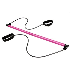 Portable Yoga Pull Rods Home Yoga Gym Body Abdominal Resistance Bands for Pilates Exercise Stick Toning Bar Fitness Rope Puller