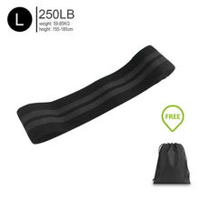 Load image into Gallery viewer, Fabric Resistance Bands Set - Booty Hip Bands for Legs, Shoulders and Arms Exercises - Circle Bands for Women and Men
